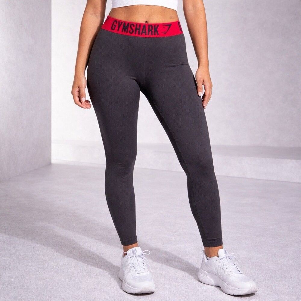 Gymshark Seamless Leggings Women Medium High Rise Athletic Workout Logo Waist